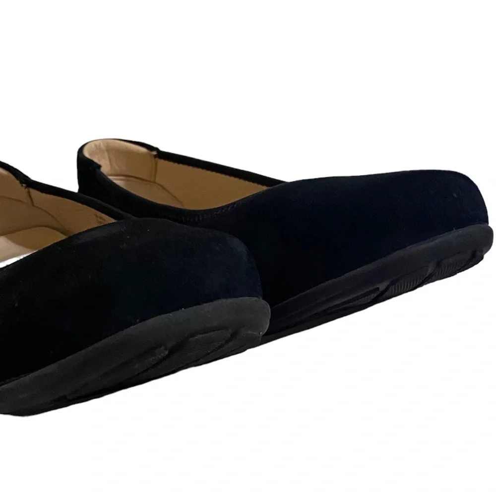 PROPÉT YARA Black Suede/Leather 1” Wedge Slip-Ons Gothic BALLETCORE Mini…